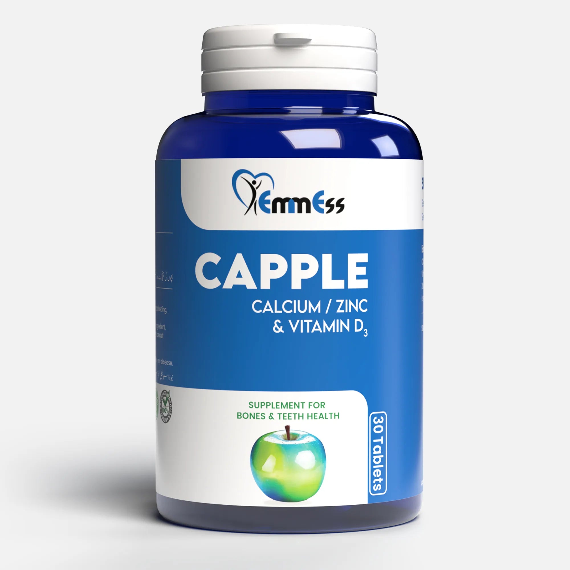 CAPPLE | Supports Bones, Teeth & Structural Growth (Flavoured) - EmmEss Nutraceuticals