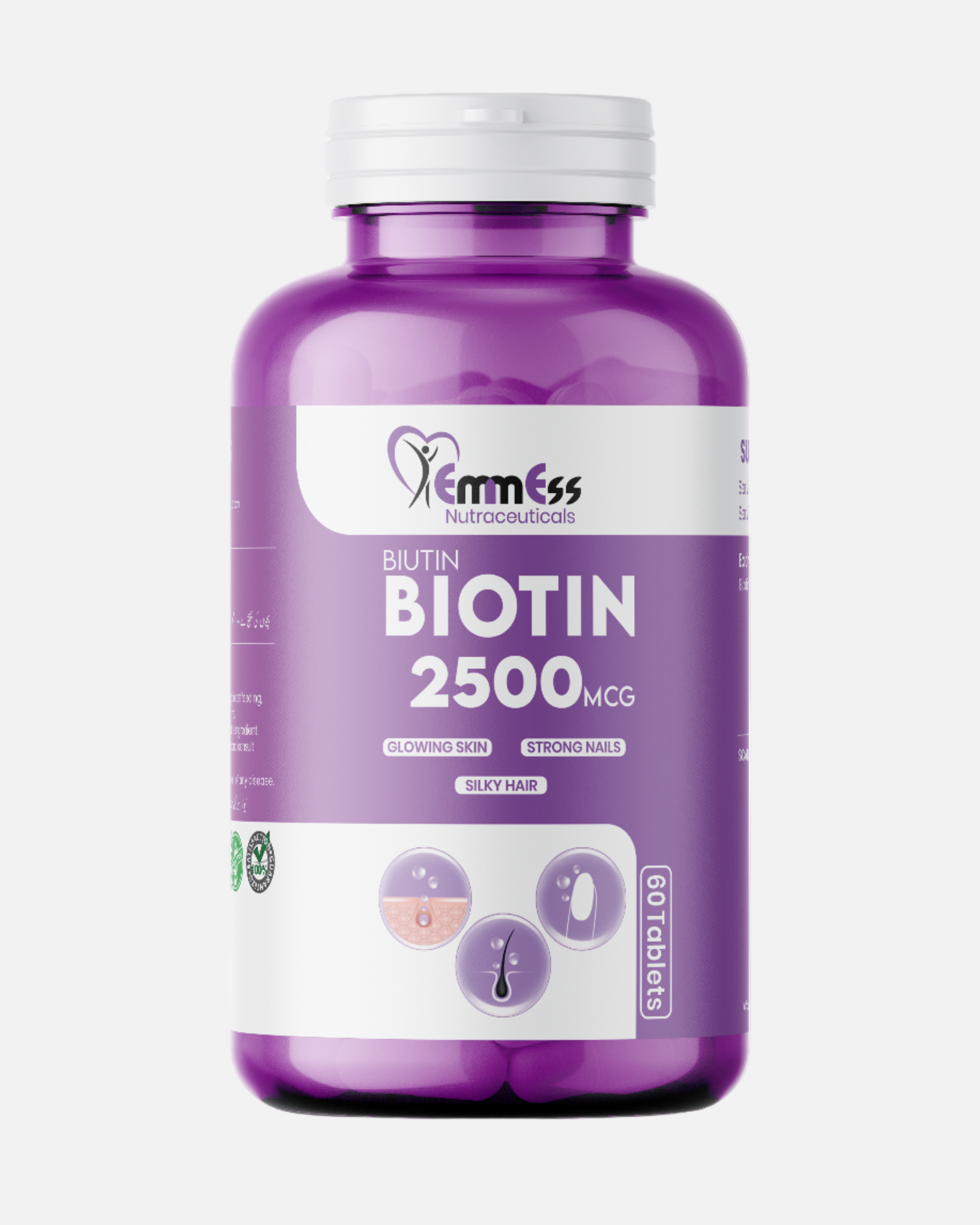 BIUTIN | BIOTIN - For Stronger Hair, Nails & Glowing Skin