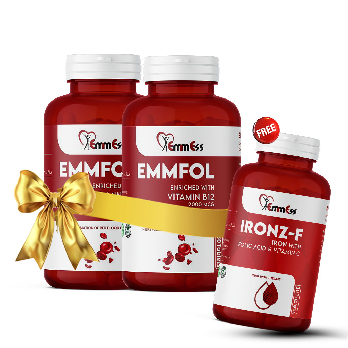 2 Emmfol and 1 Ironz-F Free