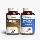 1 GINCOX-T and 1 M-MAX - EmmEss Nutraceuticals